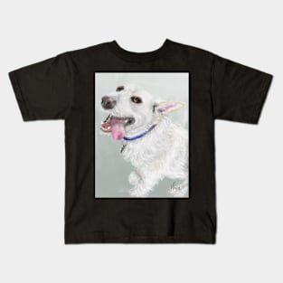 A Very Happy Pup Kids T-Shirt